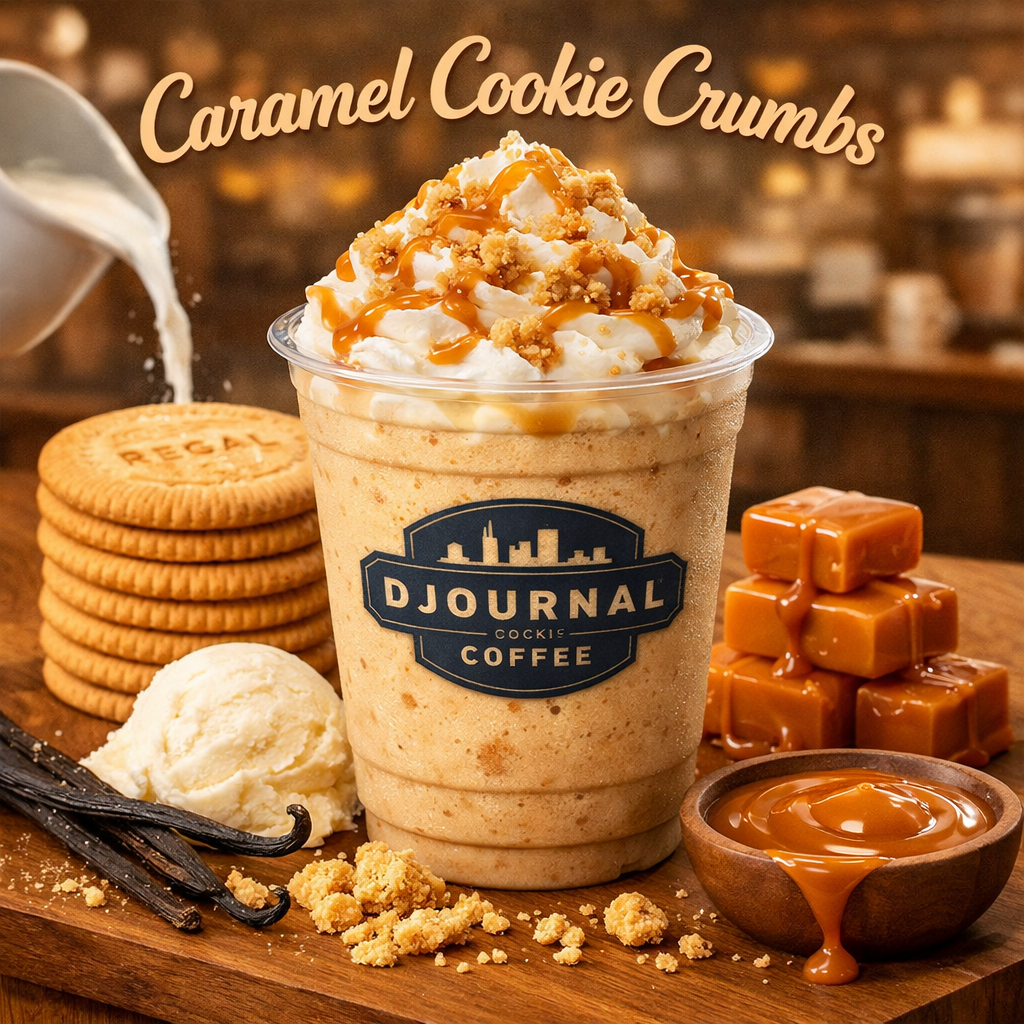 Caramel Cookie Crumbs Djournal Coffee